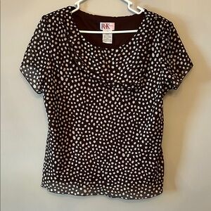 Vintage R&K Originals Blouse, Women's Plus Size 18